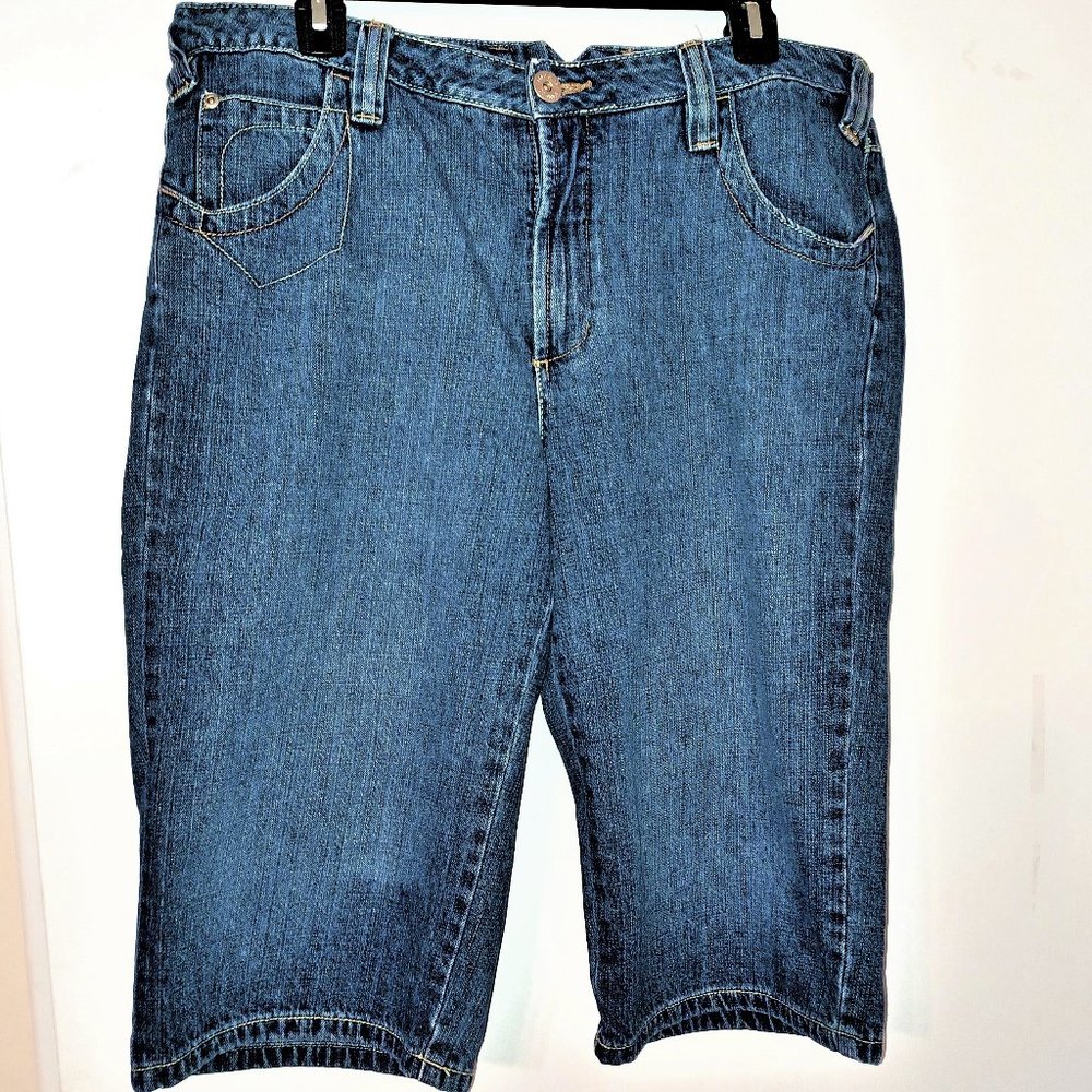 Denim Crop Pants